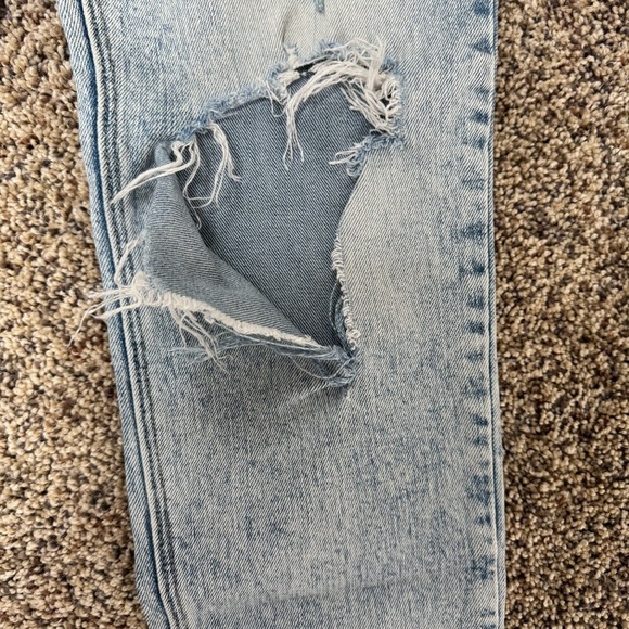 Old Navy Power Slim Straight Distressed Jeans - Picture 2 of 6